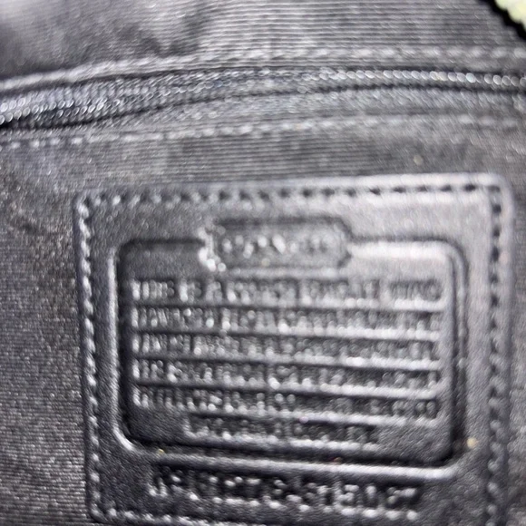 Coach Black Patterned Shoulder Bag - Picture 2 of 3